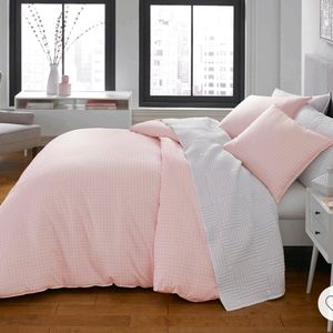 City Scene Twin Duvet Cover Set Pink